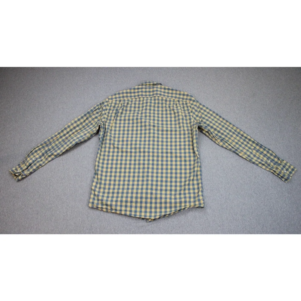 J Crew Shirt Mens Medium Plaid Flex Washed Slim‎ Fit Button-Down